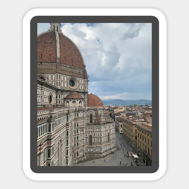 Florence Cathedral Sticker by KirtTisdale